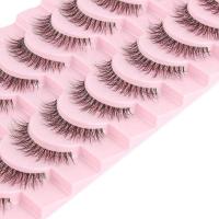 Pestañas False Transparentes 10 Pares Simulación Natural Ideal para Principiantes de Maquillaje - details 4