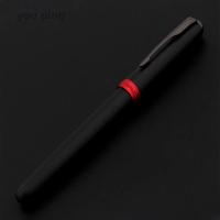 Calidad de lujo Jinhao 75 pluma estilográfica de Metal negro rojo suministros de papelería escolar para estudiantes de oficina financiera bolígrafos de tinta - details 12