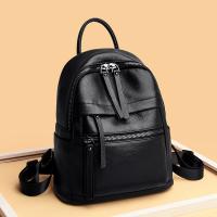Mochila De piel de vaca para mujer y niña, morral de cuero suave de alta calidad, gran capacidad para viajes y ocio - details 3