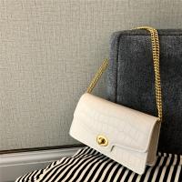 Bolso elegante con correa de cadena para axila, nuevo bolso de hombro con cierre Simple, bolso cuadrado pequeño cruzado, disponible en 2 colores - details 2
