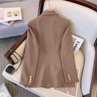 Chaqueta de negocios para mujer, chaqueta de traje, Tops simples de oficina para mujer - details 9