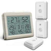 ORIA-higrómetro Digital para interiores y exteriores, termómetro LCD, Sensor inalámbrico, Monitor de temperatura y humedad, Control remoto - details 6