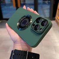 Funda de Teléfono de Carga Inalámbrica Magsafe de Lujo Protección Trasera Magnética Mate para Modelos de iPhone Accesorios de Electrónica - details 11