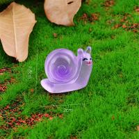 Mini Caracol luminoso de resina para decoración del hogar, minianimales que brillan en la oscuridad, para jardín, acuario, 120 piezas - details 1