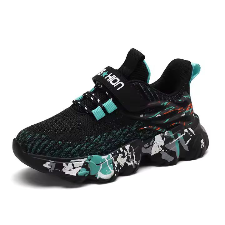 Zapatos corrientes cómodos del tenis antideslizante de los deportes ligeros al aire libre de la marca de los niños, zapatos de los estudiantes de secundaria c - 1