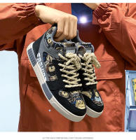 Zapatos de monopatín informales para hombre, zapatillas ligeras antideslizantes transpirables para exteriores, zapatos cómodos para caminar - details 13