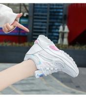 Zapatillas De Deporte Transpirables Con Superficie De Malla Para Mujer, Zapatos De Suela Gruesa Para Papá, Talla Pequeña 33, 40, Primavera Y Otoño - details 16