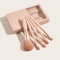 Morandi travel mini juego de pincel de maquillaje portátil con espejo multifunción - details 5