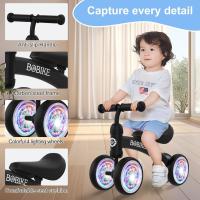 Bicicleta sin pedales para niños a partir de 1 año de equilibrio, juguetes para bebés de 1 año, bicicleta para bebés con 4 ruedas para bebés de 10 a 24 meses, primera bicicleta para niños y niñas como regalo - details 47