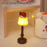 Luz LED nocturna de pudín Kawaii, lámpara de escritorio alimentada por batería, mesita de noche, dormitorio, Bar, decoración de habitación, atmósfera, luz para dormir, regalos para niños - details 3