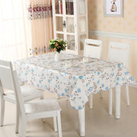 Mantel de plástico grueso para mesa de centro, tela de PVC, impermeable, transparente, a prueba de aceite, 2 piezas - details 3