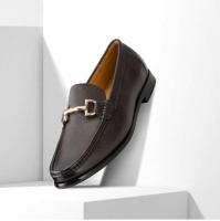 Nuevos negocios planos para personas perezosas, hombres casuales con hebilla de metal, zapatos de fiesta de otoño para hombres - details 17