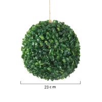 Mila-olla de césped Artificial, bola de Plat verde simulada, flores de boda, muebles para el hogar, jardín, plantas falsas para exteriores, bricolaje - details 9