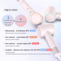 ANLAN Secador de Cabello de Alta Velocidad Cuidado del Cabello de Iones Negativos de 100 Millones (rosa) - details 2
