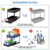 Organizador de Cocina de Acero de 2 Niveles Almacenamiento de Champú, Detergente, Especias - details 7