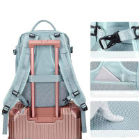 Mochila multifuncional de viaje para mujeres y hombres, Bolsa de viaje de gran capacidad para mojado y seco, 35L - details 4