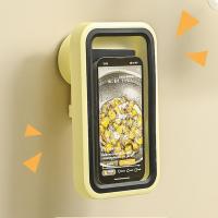 Soporte para teléfono de baño montado en la comparación 360 ° giratorio Punch-Free Shower Phone Box Estantes para teléfonos móviles impermeables a prueba de Niebla - details 2