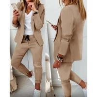 Conjuntos de dos piezas informales de otoño para mujer, trajes informales - details 1