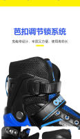 Patines suaves para niños y adultos, patines en línea, juego de flash completo ajustable - details 6