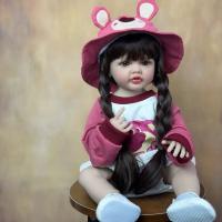 BZDOLL-Muñeca Reborn realista de 55cm y 22 pulgadas, juguete de cuerpo completo de silicona, para recién nacido, princesa - details 0