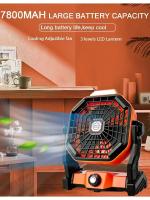 Ventilador de Camping Multifuncional Portátil Recargable por USB Ventilador de Techo para Exteriores con Luz Nocturna Electrodomésticos Pequeños - details 0