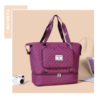 Bolsa deportiva para fitness Separación en seco y húmedo para mujer Ligero de gran capacidad Portátil Bolsa de viaje de corto recorrido Bolsa de equipaje independiente para jaula de zapatos - details 24