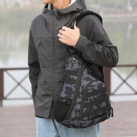 Bolsa de pecho para deportes al aire libre con carga USB para hombre de gran capacidad, mochila de almacenamiento para pesca con múltiples bolsillos - details 5