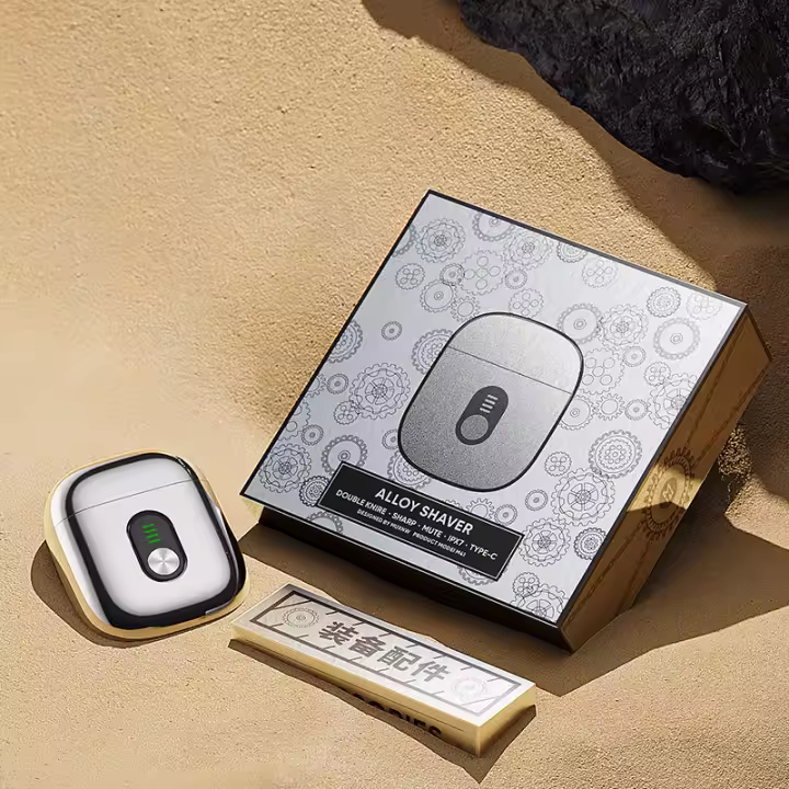Nueva maquinilla de afeitar eléctrica para hombres mini portátil de viaje nuevo novio maquinilla de afeitar de lavado de cuerpo completo - 1