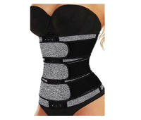 Women Waist Trimmer Tripple Belts Waist Trainer Shaperwear Tummy Control Slimming Fat Burning For Postpartum Sheath Belt - details 3