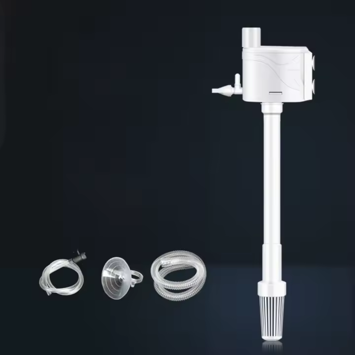Filtro sumergible para acuario silencioso, ventosa, bomba de agua integrada montada en la pared, bomba de oxigenación de circulación de agua de plástico - 1