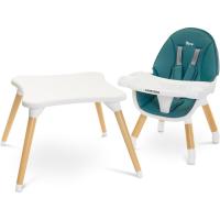 Silla de Comedor para Bebé de 6 Meses a 3 Años - Carga Máxima 15 kg - Trona o Silla 2 en 1 + Mesa - Bandeja Regulable - Gris - details 18