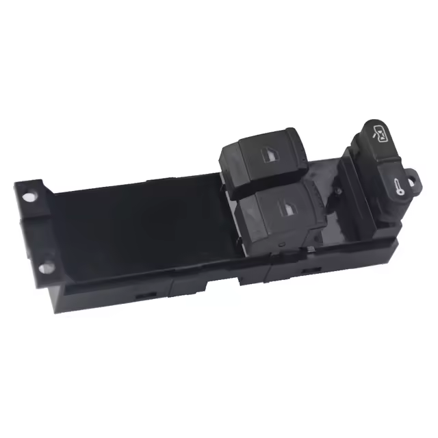 Embellecedor de Panel de Control de interruptor de ventana de coche, negro, para Skoda Octavia, 2 puertas, 2001, 2002, 2003, 2004, 2005, 2006, 2007, 2008, 2009, 2010, 2011|Paneles y piezas de puertas interiores| - 1