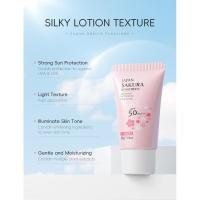 Sakura Crema de protección solar Bloqueador solar facial SPF50 Conjunto de aislamiento iluminador hidratante - details 2