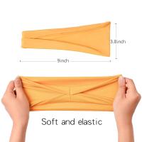 Diademas antideslizantes para mujer, para el pelo turbante, bandas elásticas para el pelo, entrenamiento, correr, sudor, Yoga, 12 piezas - details 0
