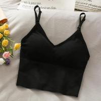 Top Deportivo para Mujer Camisola sin Mangas con Sujetador Incorporado Color Sólido Estilo Crop - details 12