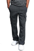 Pantalones deportivos sueltos para hombre, pantalones casuales con encaje, cintura elástica, bolsillo, color sólido - details 14