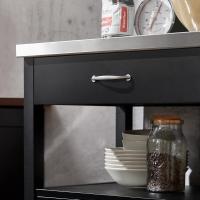 Carrito de Cocina móvil Carrito de Servir Estantería de Cocina Blanco 60 x 45 x 92 cm ES - details 16
