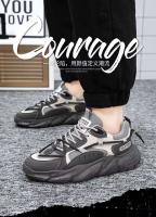 Zapatos de moda para hombre, transpirables, deportivos, con parte inferior gruesa, informales, para correr, color negro, para papá, primavera - details 0