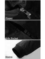 Chaqueta ligera para hombre, cazadora informal para exteriores, abrigos Bomber ajustados, ropa de trabajo de negocios, primavera y otoño - details 6