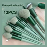 Set De 13 Pinceles De Maquillaje RUZOFO Fibras De Lana Para Base Corrector Rubor Polvo Sombra Destacador Pincel De Belleza - details 0