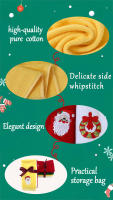 4 piezas de toallas navideñas, toalla de mano decorativa bordada para cocina y baño, toallas de mano navideñas, toalla facial - details 6
