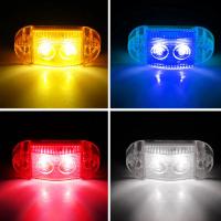 Luces LED de posición laterales para automóviles, paquete de 5, Luces cuadradas Exteriores, Luces de advencia traseras, Luces de gálibo para grúas, 12-36 V - details 2
