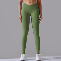 Leggings de yoga para mujer, pantalones deportivos sin costuras, cintura alta, levantamiento de cadera, entrenamiento, correr - details 24