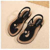 Sandalias de Mujer Bohemias Tejidas 2025 Suela Plana Tallas 36-44 Estilo Veraniego Casual para Playa y Ciudad - details 53