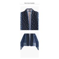 Cárdigan Informal Para Mujer, Abrigo De Algodón Estampado A Ambos Lados, Versátil, A La Moda, Novedad De Otoño - details 5