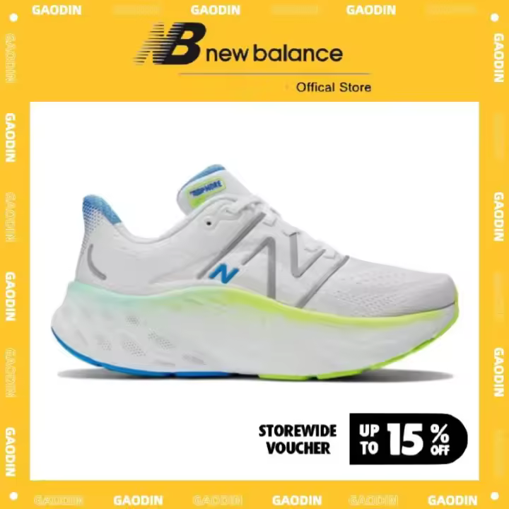 NB Fresh Foam Blanco Azul " Zapatillas deportivas para mujer WMORWT4 apliques LETEN - 1