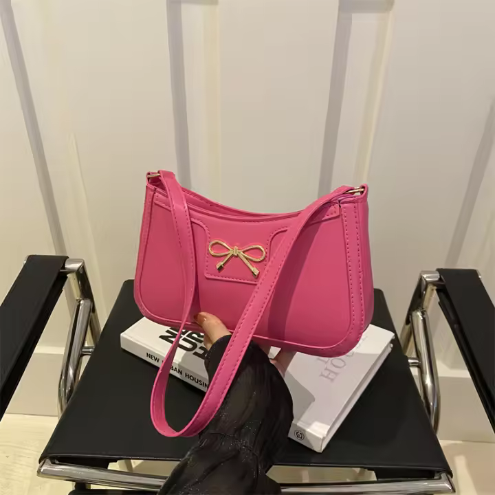 Bolso de Brazo Chic para Mujer 2025 Textura de Alta Calidad Bolso Cruzado Versátil Bolso de Viaje - 1