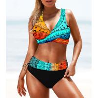 Conjunto de bikini con realce para mujer, traje de baño Sexy a rayas de colores, con sujetador acolchado, ropa de baño femenina - details 7