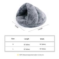 Cama de Vellón para Gatos Suave Nido de Cachorro para Perros Pequeños Casa de Dormir para Mascotas - details 3