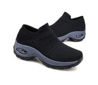 Zapatillas Deportivas para Mujer Zapatos Informales de Malla con Forma Redonda, Cojín de Aire, Color a Juego, Transpirables, Antideslizantes, Planos, Talla Grande 44 - details 19